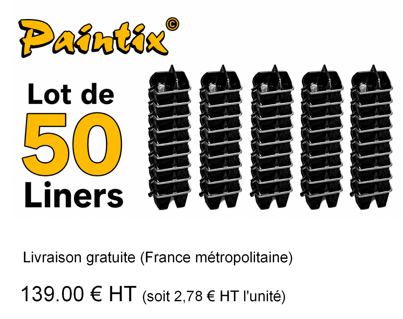 Lot 50 Liners Paintix®1